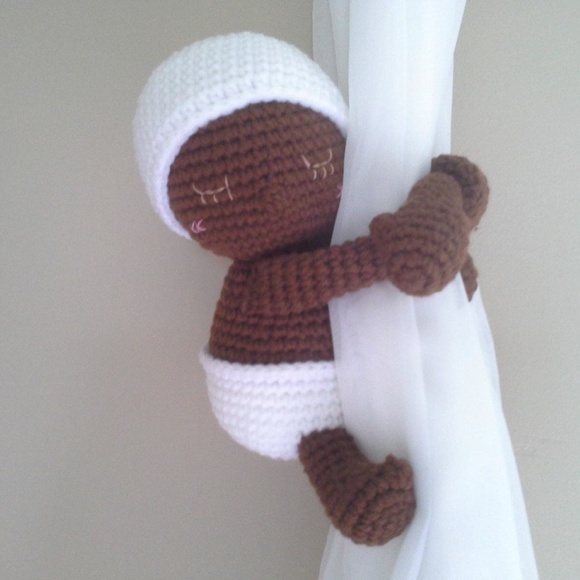 Baby Tieback Crochet Handmade - Picture 3 of 10